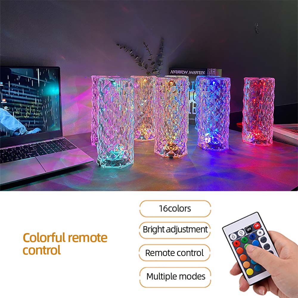 Touch Crystal Acrylic Table Lamp