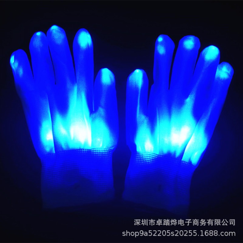 LED Rainbow Gloves