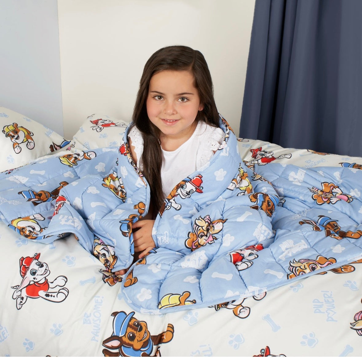 Paw Patrol Friends Weighted Blanket - Blue