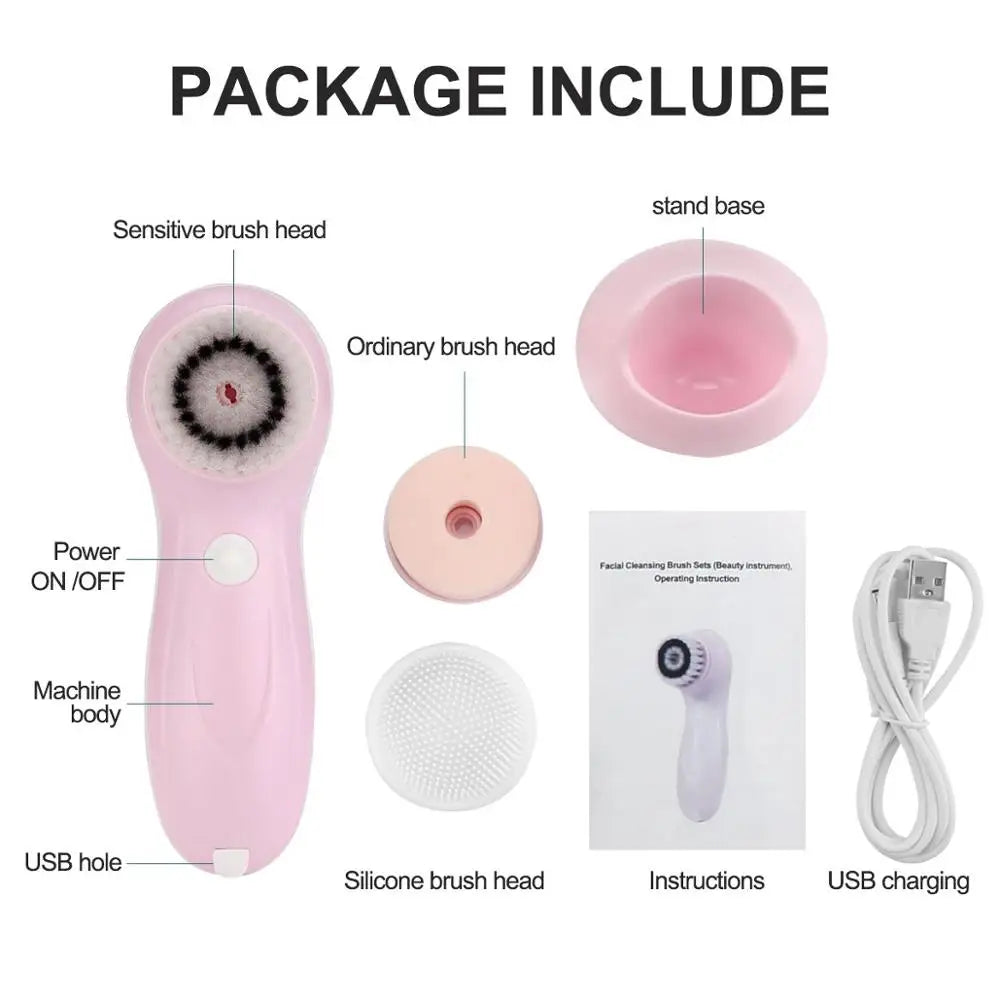 Electric 3 in 1 Facial Cleanser