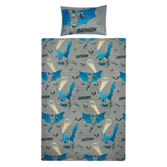 Bat Signal Reversible Duvet Set - Single