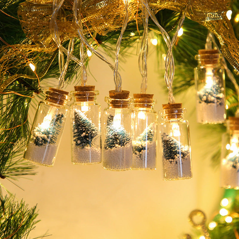 Bottled Christmas Tree LED String Lights