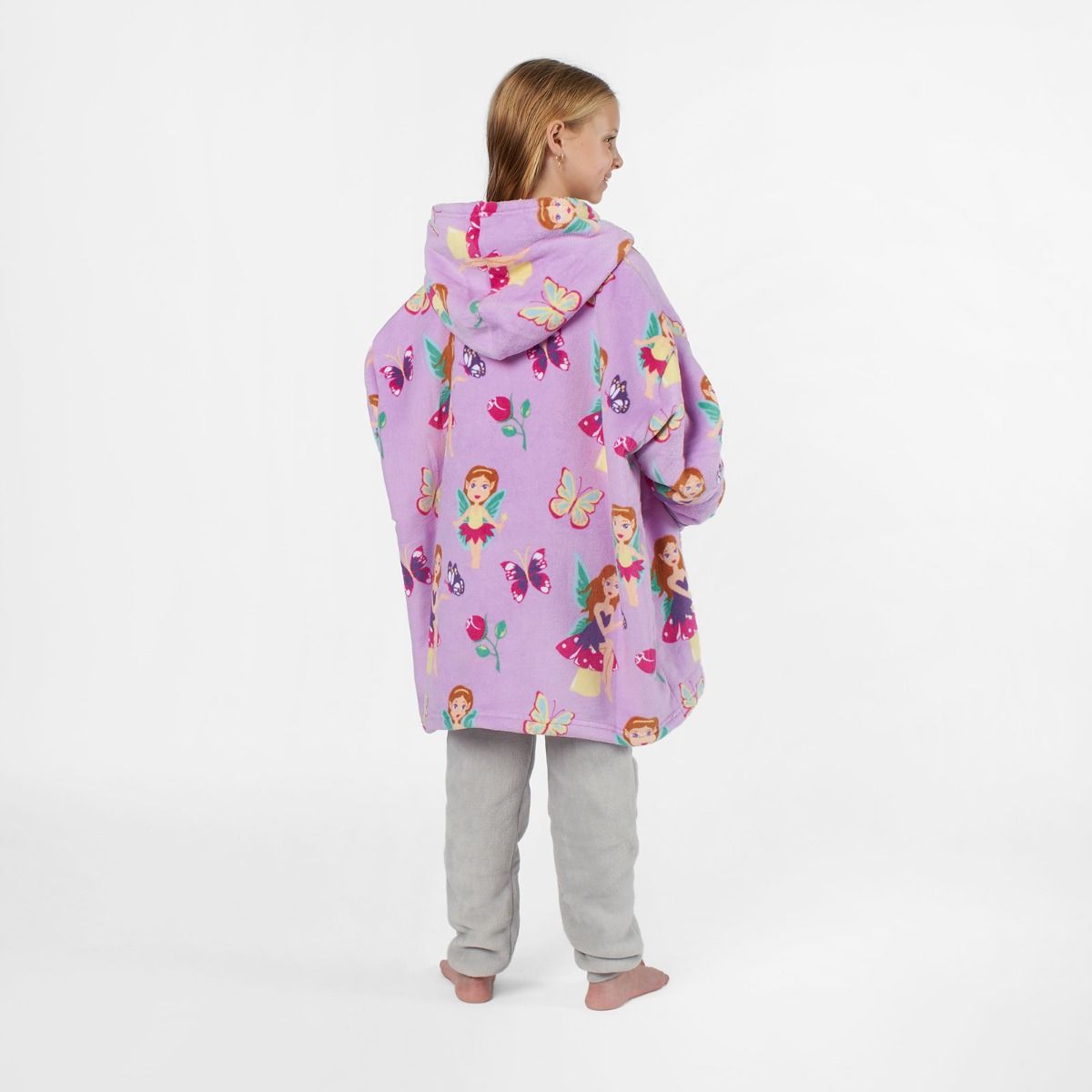 Fairy Print Hoodie Blanket