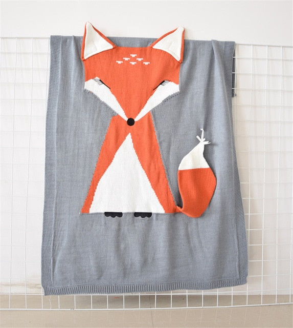 Fox Baby Blanket