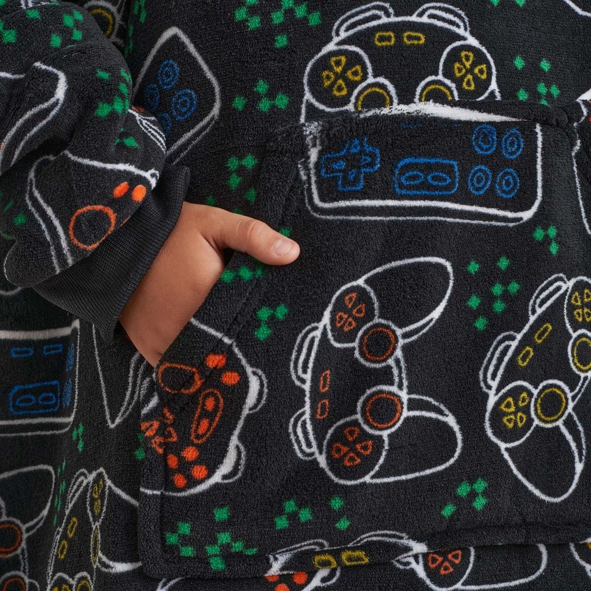 Kids Print Hooded Blanket